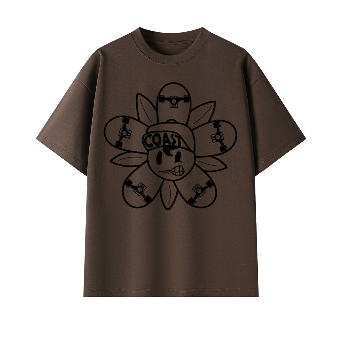 Floral Aggression Oversized Tee