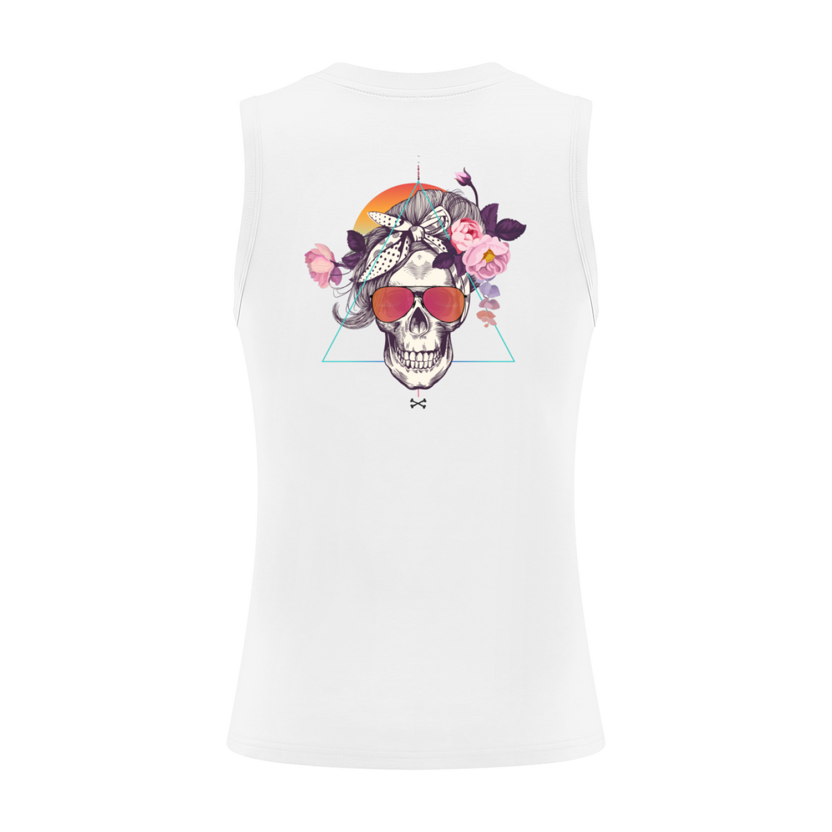 Floral Skull Tank